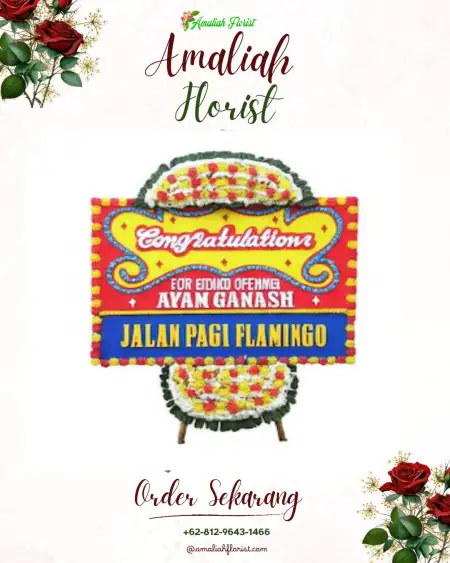 Sewa Papan Bunga Patokan